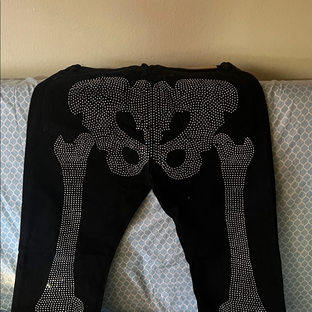 MNML Black Studded Skinny Jeans NWT🔥🔥🔥